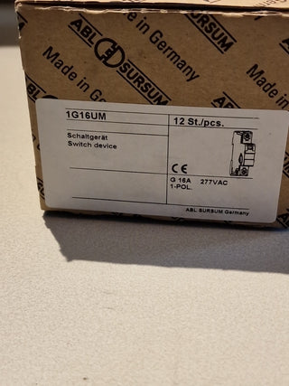 ABL Sursum 1G16UM  Leitungsschutzschalter/G 16A  /277VAC6