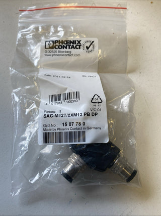 Phoenix Contact SAC-M12T/2XM12 PB DP (Art.-Nr. 1507780) – NEU & OVP