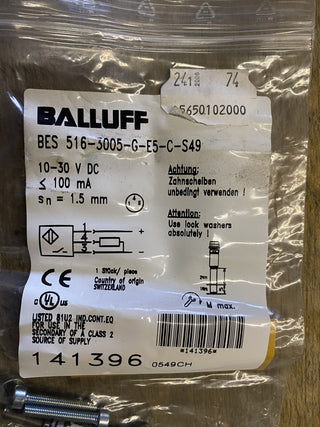 Balluff M5 Näherungssensor – PNP – 1,5 mm – 10–30 V DC – IP671