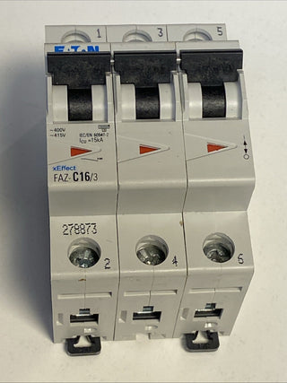Eaton FAZ-C16/3 Leitungsschutzschalter 16A 3-polig (278873)1