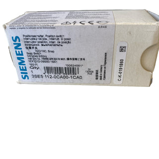 Siemens 3SE5112-0CA00-1CA0 Basisschalter Positionsschalter neu1