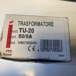 Vemer TU20 Stromwandler 50/5A D16 VM7002002