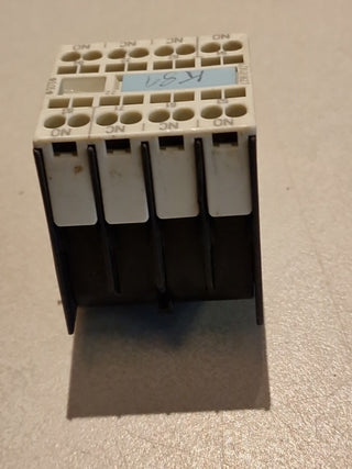 5x Siemens 3RH1911-2FA22 Hilfsschalterblock Federzug 2NO+2NC 4-polig Gebraucht2