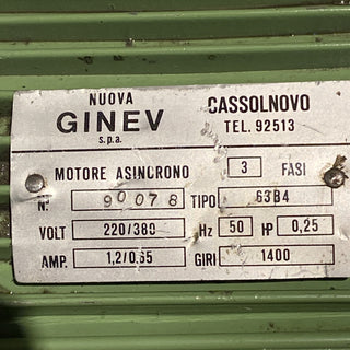 NUOVA GINEV 9007 S Drehstrom-Asynchronmotor Elektromotor 3-phasig GEBRAUCHT2