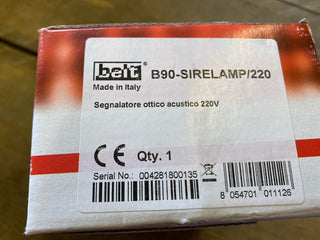 SIRELAMP 220V Akustisch-Optisches Signalgerät Kombisignalgeber Neu ohne OVP2