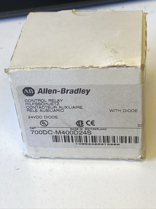 AB 700DC-M400D24S Control relay Ser.A 24V DC diode2