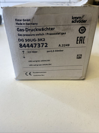 Kromschröder DG 50UG-3K2 Differenz-Gas-/Luftdruckwächter | 2,5-50mbar | Honeywel0