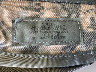 MOLLE II ACU GEFORMTER HÜFTGURT für großen Rucksack 8465-01-524-72324