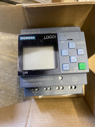6ED1052-1MD00-0BA8 Siemens LOGO! 12/24RCE, Logikmodul, Display PS / I / O: 12 / 2