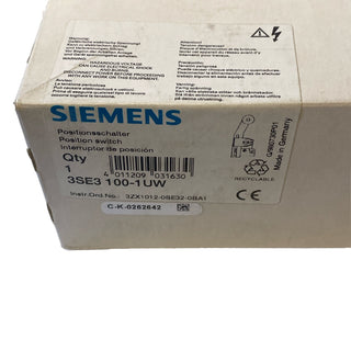 SIEMENS 3SE3100-1UW POSITIONSSCHALTER4