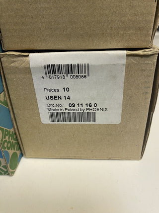 10X Phoenix Contact Sicherungsklemme USEN 140