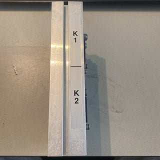2x Crydom D2450 SSR (50A) auf Aluminium-Kühlplatte