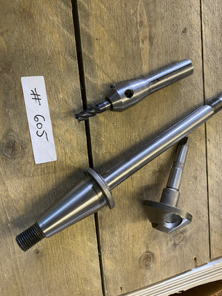 Werkzeug-Konvolut Fräsmaschine: SK40 Fräsdorn lang, MK-Adapter + Fräser & Zubehö5