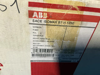 ABB - 1SDA019599R1 S7H 1250 PR211-I-IN=1250A 3P F F Artikel-Nr.: 1SDA019599R1 /0