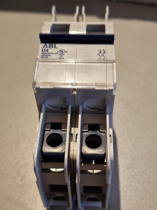 ABL 2D4UL Leitungsschutzschalter 4A 480Y/277VAC neu0