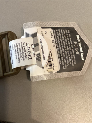 High Speed Gear HSGI Duty Belt Koppelgürtel Coyote Brown NEU – Gr. L oder XL