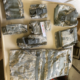 6x US Army GCS Pouches Taschen Set Molle Weste Koppel Tragesystem Selten NEU4