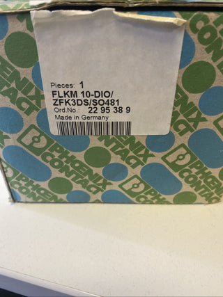 PHOENIX CONTACT 2295389 ; FKJN 10-DIO/ZFK3DS/SO481 New (FS)1
