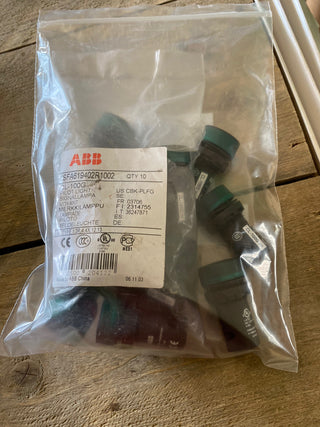 13X ABB CL-100G BA9s grün 1SFA619402R1002 Meldeleuchte3