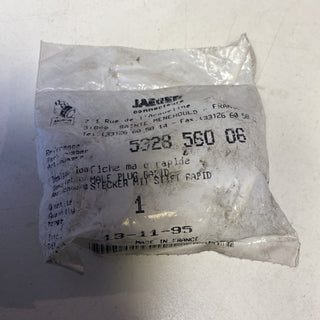 Jaeger Rundsteckverbinder 532856006 – Rapid-Serie, 6-polig, NEU1
