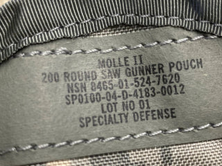 US Army MOLLE II SAW 200rd Ammo Pouch 5.56 ACU NSN 8465-01-524-7620 neu2