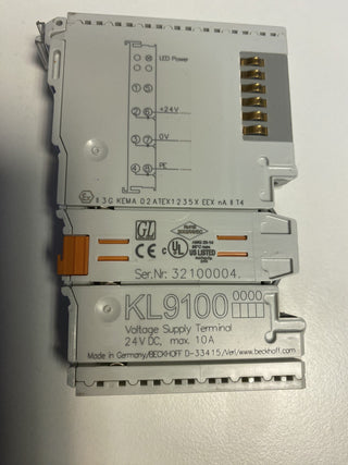 Beckhoff KL9100 Busklemme Potenzialeinspeiseklemme 24V DC I/O-Modul NEU ohne OVP1