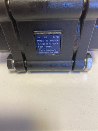 ECON Kugelhahn 7522FS – 1 1/2" NPT – Fire-Safe Stahl – Class 6007
