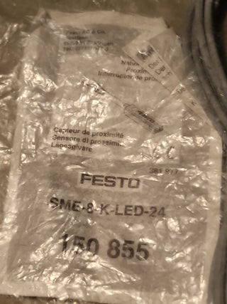 Festo SME-8-K-LED-24 Näherungsschalter 150855 Magnetischer Zylindersensor Neu0