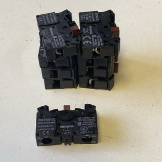 9x Siemens 3SB3400-0C Schaltelement / Kontaktblock 1 Ö (NC) – Neu/Sonstige
