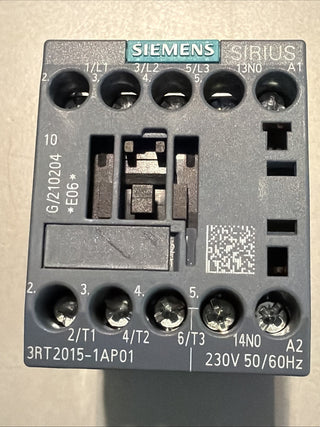 Siemens SIRIUS Leistungsschütz 3RT2015-1AP01 – Baugröße S00, 3kW, 230V AC0