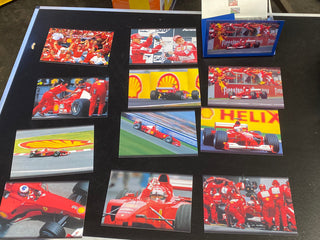 Michael Schumacher Ferrari F1 - Exklusive Foto/Postkarten-Sammlung (Shell 2000)3