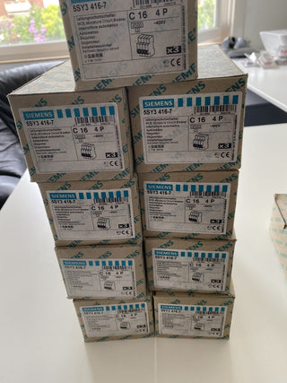 Siemens Sentron 5SY3416-7 Leitungsschutzschalter | C16 | 4-polig | NEU4