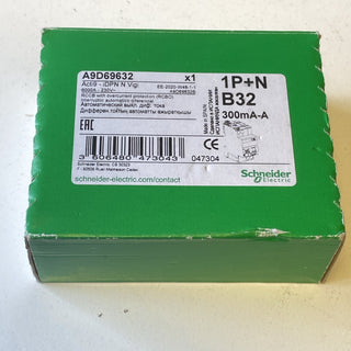 Schneider Electric FI/LS-Schalter 32A B 300mA A A9D696320