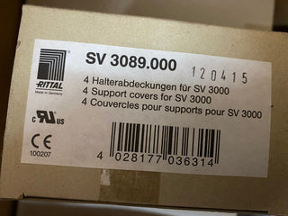 Rittal SV 3086.000 Systemabdeckung ABS Grau Bodenwanne 4er-Set Neu OVP1