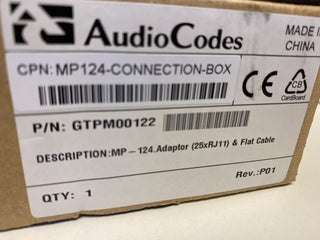 Audiocodes Telco to Telephone Connection Box for MP-124D (RADA00001) (MP124-CONN0