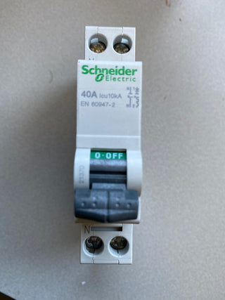 Schneider Leistungsschalter - DT40N - 1P + N - 40A - Neu0