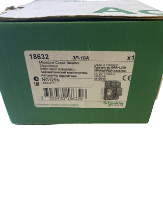 Schneider Electric 18632 Leitungsschutzschalter NG125N 3P 10A neu2