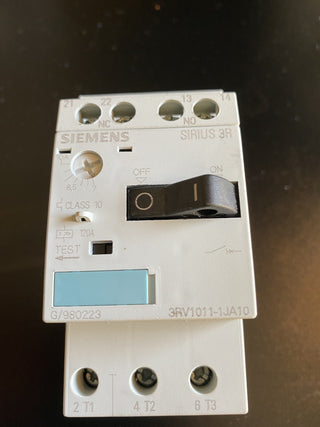 Siemens 3RV1011-1JA10 Motorschutzschalter 2,5–4A S00 gebraucht1
