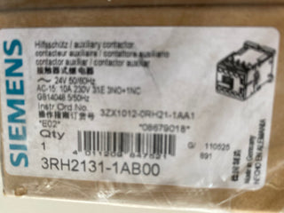 Siemens SIRIUS Hilfsschütz 3RH2131-1AB00 | S00 | 24V AC | NEU & OVP1