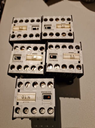 Siemens 3TF2001-0JB4 Schütz 4kW 400V 17–30V DC – 5x geb6