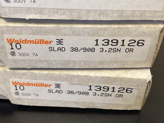 10x Weidmüller SLAD 38/90B 3.2SN OR Leiterplattensteckverbinder – Art. 1391260004