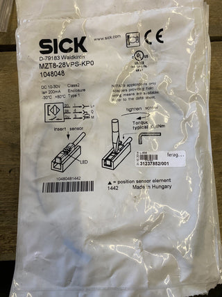 SICK MZT8-28VPS-KP0 magnetischer Zylindersensor,0
