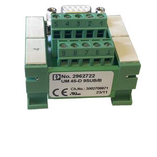 Phoenix Contact UM 45 D 9SUB B 2962722 INTERFACE MODULE0