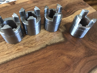 4x KTR ROTEX 19 Kupplungsnabe Stahl 020195102400 | Bohrung Ø 24mm H7 Nut9