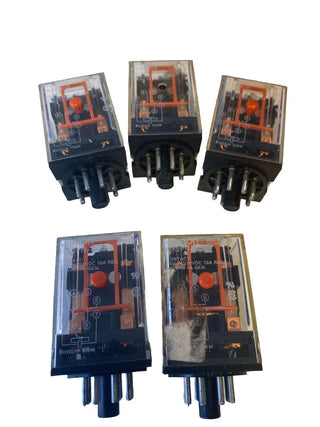 5x OMRON MK2P-S-VD Relais 24VDC 10A DPDT 8-Polig General Purpose Relay NEU0