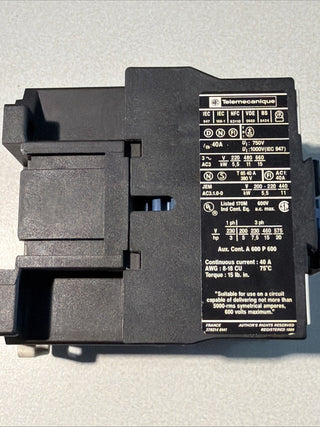 Telemecanique LC1 D25004 Kontaktor 220V Zylinder 50-60Hz1