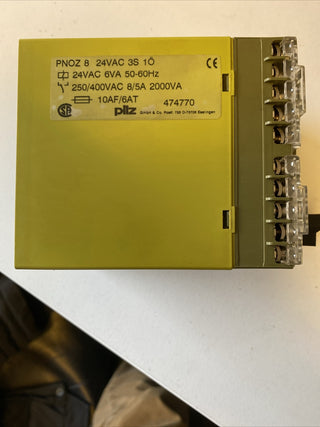 Pilz PNOZ 8 Sicherheitsschaltgerät – 24V AC – Id.-Nr. 4747707