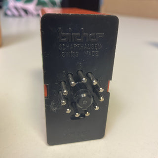 Bircher Zeitrelais TZMP time relay 6A 220V AC 0,1s-10h 176-264V AC Relais4