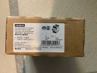 Siemens SIRIUS Motorschutzschalter 3RV2011-1GA25 | 4,5-6,3A | S00 Federzug | NEU0