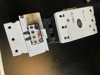 Moeller DIL3M80 Leistungsschütz + Z5 Motorschutzrelais + 11S Hilfsschalter geb1